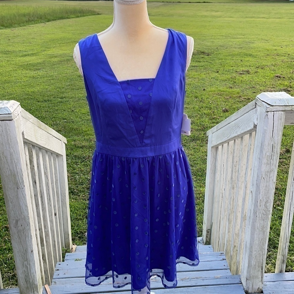 MAC and jac Blue Sleeveless Dress NWT size XL